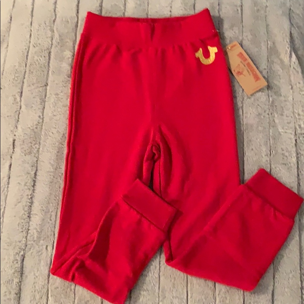 NWT- True Religion joggers for kids!